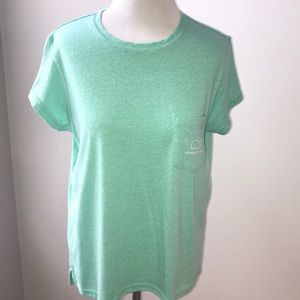 Mint colored ladies Vineyard Vines shirt